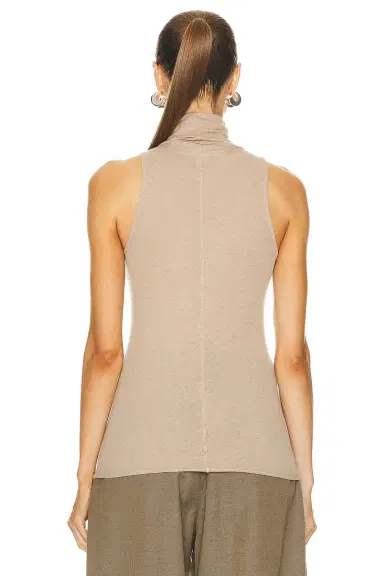 ENZA COSTA Cashmere Halter Turtleneck Top | Thumbnail 3 ENZA COSTA Cashmere Halter Turtleneck Top | Thumbnail 3