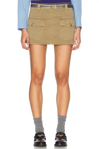 Miu Miu Mini Skirt | Thumbnail 1 Miu Miu Mini Skirt | Thumbnail 1