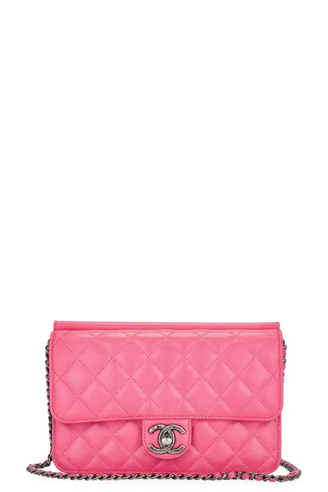 chanel Chanel Lambskin Wallet On Chain