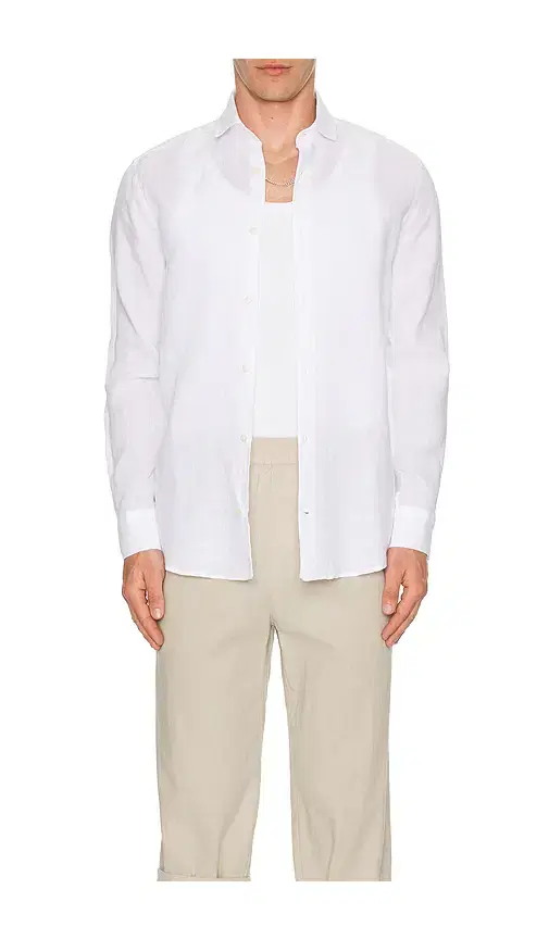 Frescobol Carioca Antonio Linen Shirt