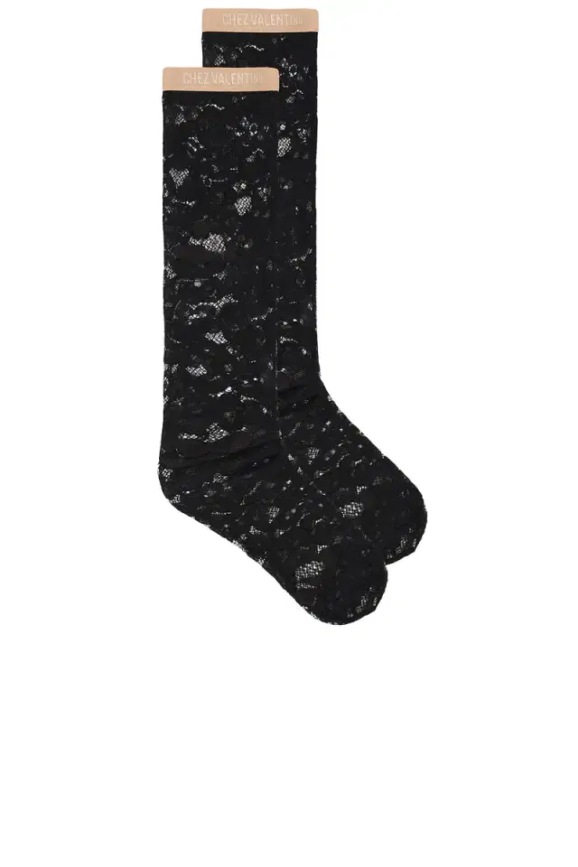 Valentino Rebrode Lace Sock