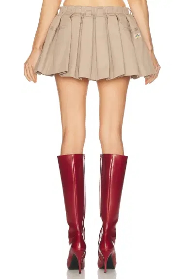 Alexander Wang Pleated Workwear Mini Skirt | Thumbnail 4