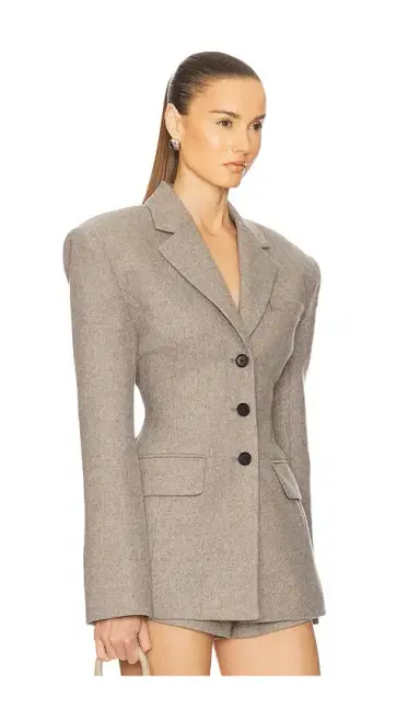 Helsa The Tweed S Curve Blazer | Thumbnail 2