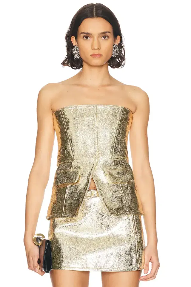 retrofete Annie Leather Top