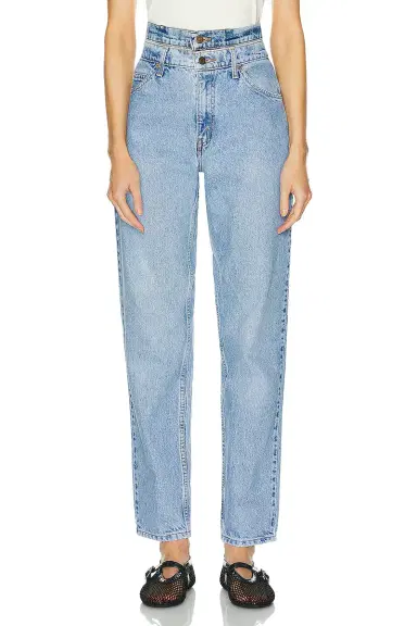 aligrace Vintage Double Waist Jeans | Thumbnail 3 aligrace Vintage Double Waist Jeans | Thumbnail 3