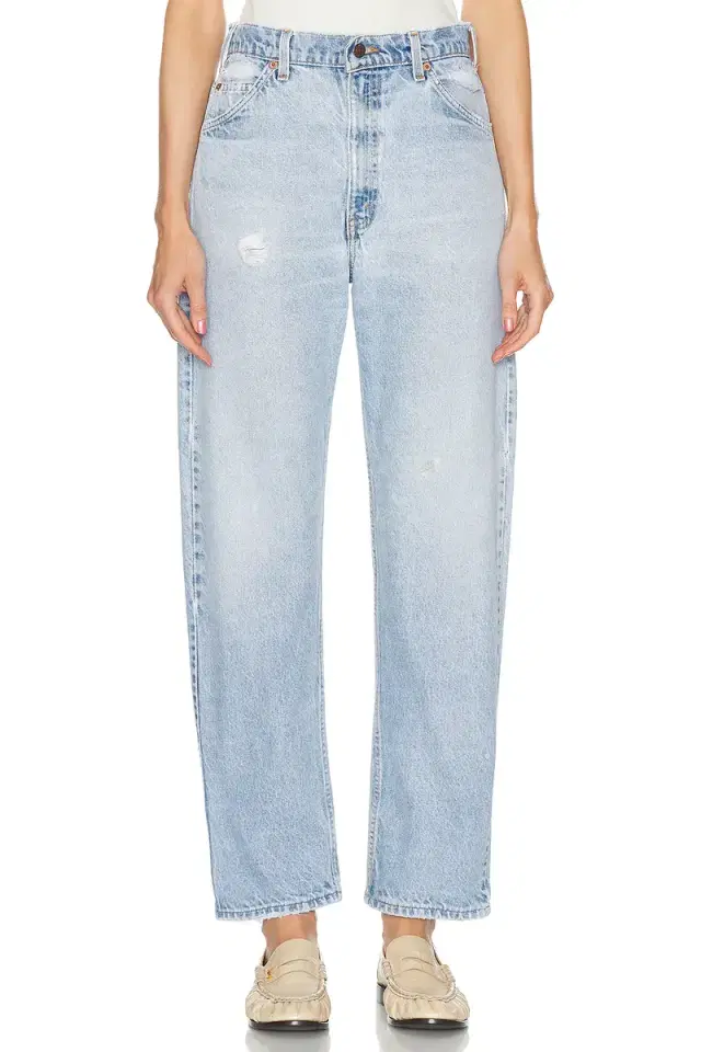 aligrace Classic Relaxed Customs Straight Jeans