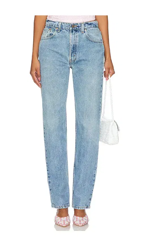 aligrace Vintage Classic Relaxed Straight Jeans