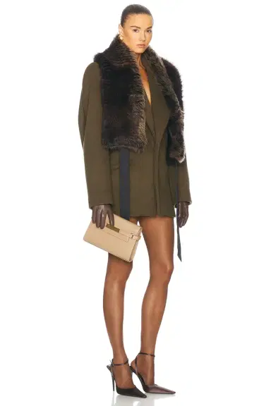 Saint Laurent Small Manhattan Shoulder Bag | Thumbnail 2 Saint Laurent Small Manhattan Shoulder Bag | Thumbnail 2
