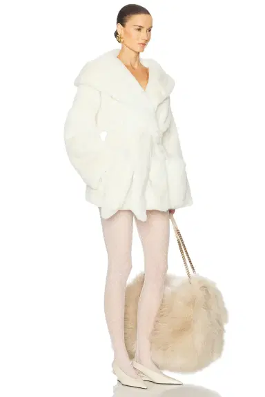 Helsa The Hooded Faux Fur Coat | Thumbnail 5 Helsa The Hooded Faux Fur Coat | Thumbnail 5