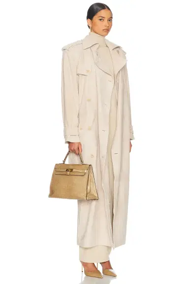 Helsa Suede Trench Coat | Thumbnail 3 Helsa Suede Trench Coat | Thumbnail 3