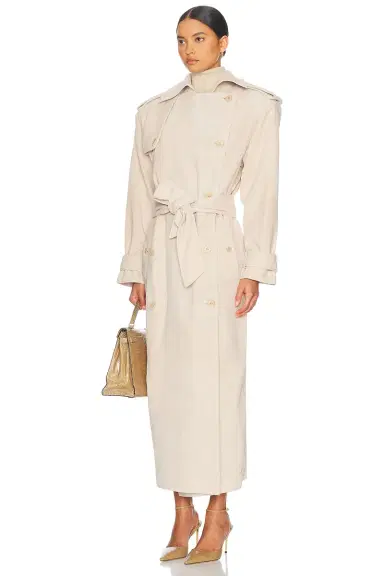Helsa Suede Trench Coat | Thumbnail 4 Helsa Suede Trench Coat | Thumbnail 4