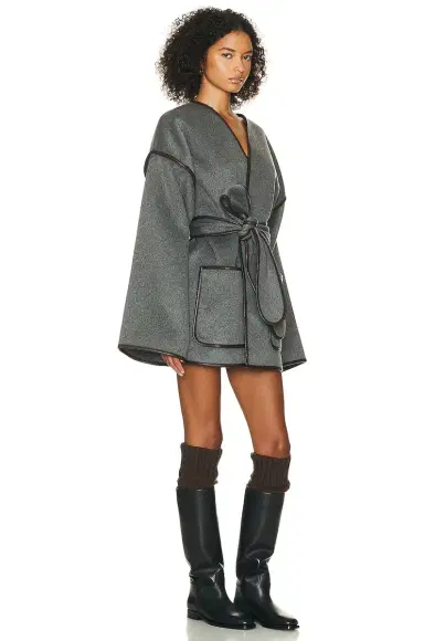 Helsa Wool Blend Blanket Coat | Thumbnail 4 Helsa Wool Blend Blanket Coat | Thumbnail 4