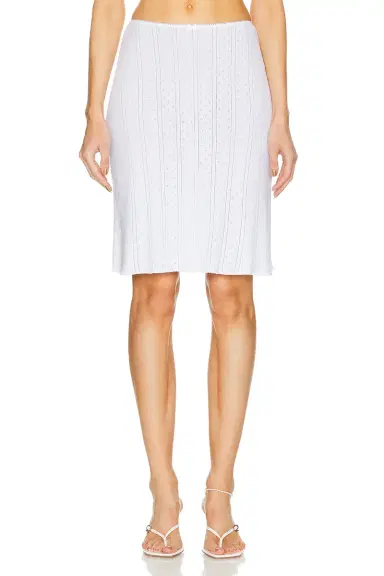 Cou Cou Intimates The Pointelle Skirt | Thumbnail 1 Cou Cou Intimates The Pointelle Skirt | Thumbnail 1