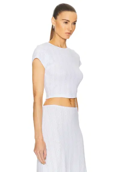 Cou Cou Intimates The Cropped Baby Tee | Thumbnail 2