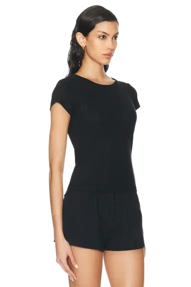 Cou Cou Intimates The Regular Baby Tee | Thumbnail 2 Cou Cou Intimates The Regular Baby Tee | Thumbnail 2