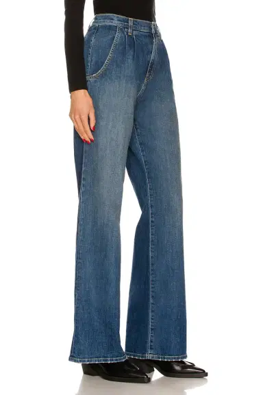 NILI LOTAN Flora Wide Leg Jeans | Thumbnail 2