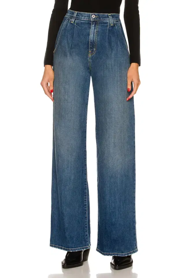 NILI LOTAN Flora Wide Leg Jeans