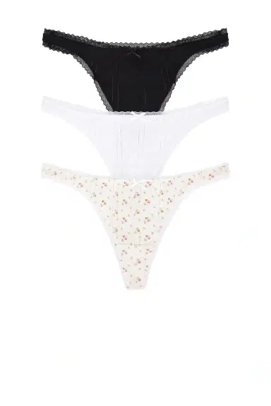 Cou Cou Intimates The 3 Pack Thong | Thumbnail 1