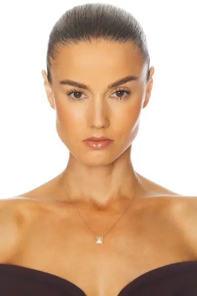 Azlee Carre Diamond Staircase Necklace | Thumbnail 2 Azlee Carre Diamond Staircase Necklace | Thumbnail 2