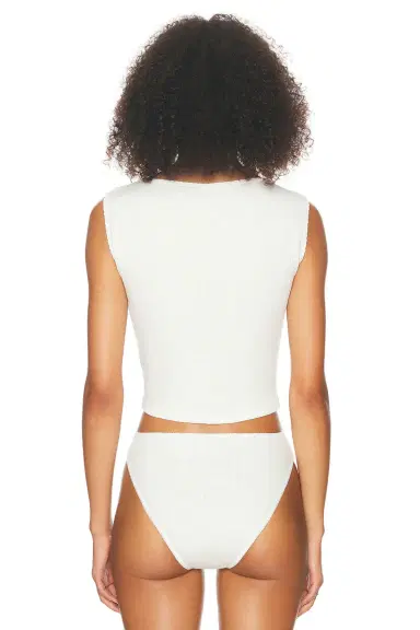 Helsa Pointelle Muscle Tank | Thumbnail 5