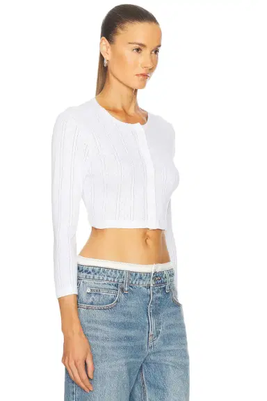 Cou Cou Intimates The Cropped Cardi | Thumbnail 2