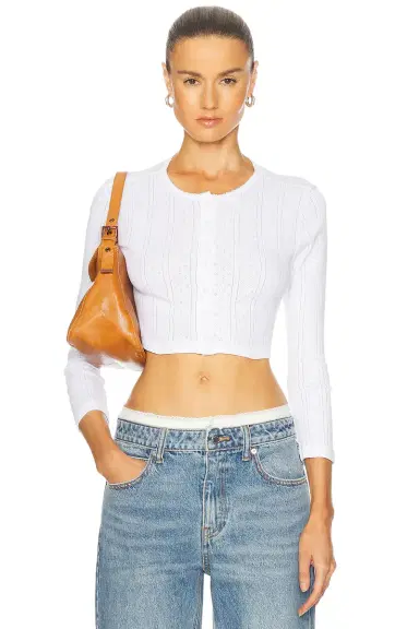Cou Cou Intimates The Cropped Cardi | Thumbnail 1