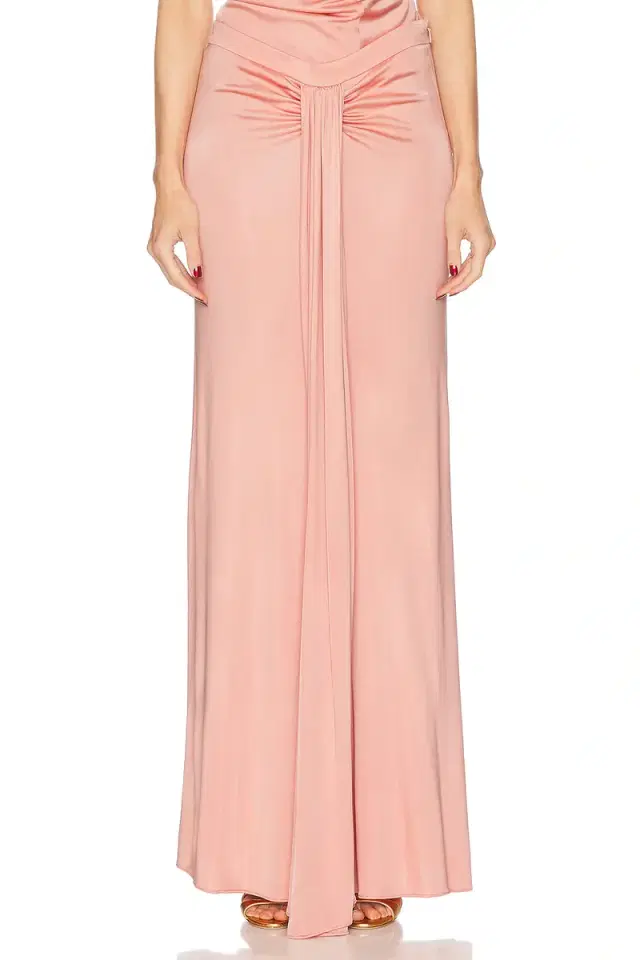 TOM FORD Textured Lustrous Long Skirt