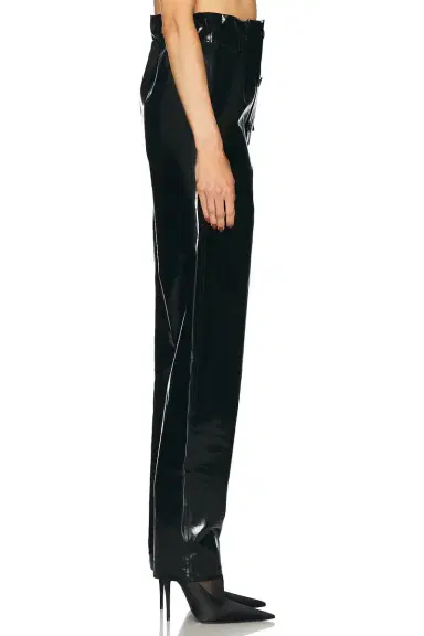Saint Laurent Tapered Leather Pant | Thumbnail 3