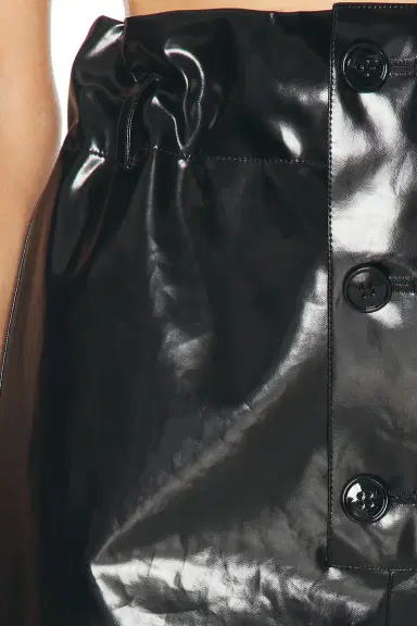 Saint Laurent Tapered Leather Pant | Thumbnail 6