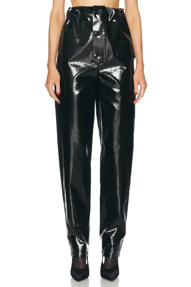 Saint Laurent Tapered Leather Pant
