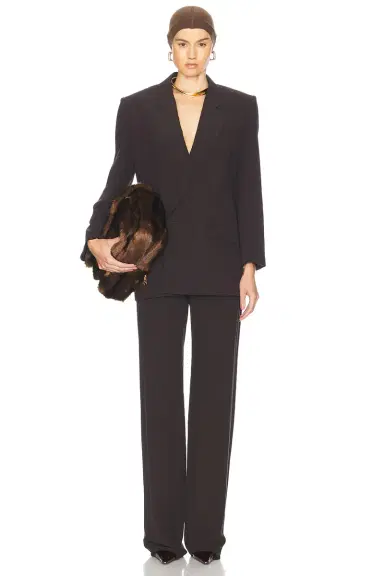 Saint Laurent Straight Leg Trouser | Thumbnail 5 Saint Laurent Straight Leg Trouser | Thumbnail 5