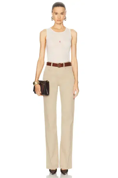 Saint Laurent Straight Leg Pant | Thumbnail 4 Saint Laurent Straight Leg Pant | Thumbnail 4