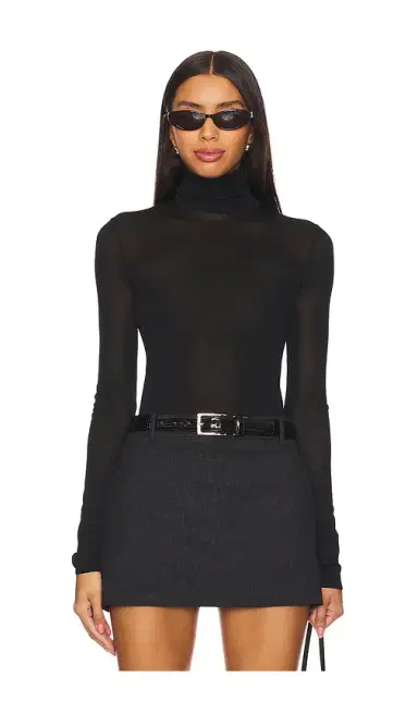 EAVES Alexander Sheer Turtleneck Sweater | Thumbnail 1