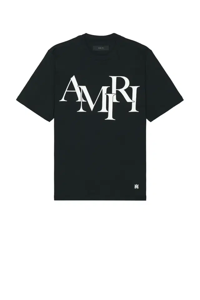 Amiri Staggered Logo Tee