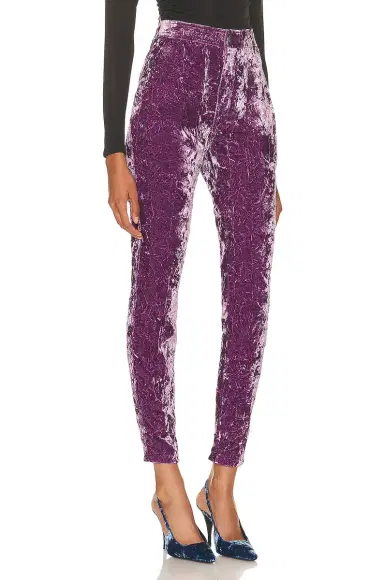 Saint Laurent Velour Pants | Thumbnail 2