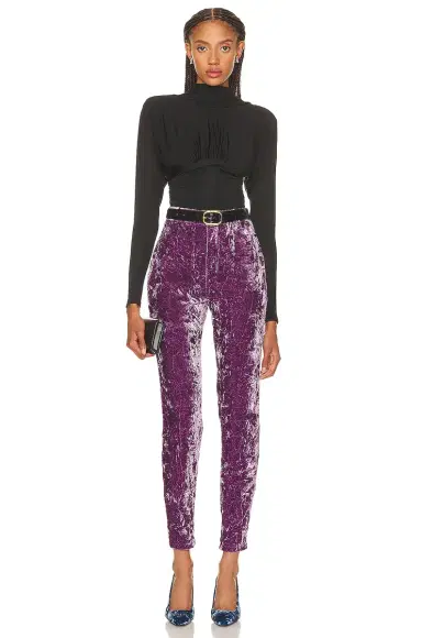 Saint Laurent Velour Pants | Thumbnail 4