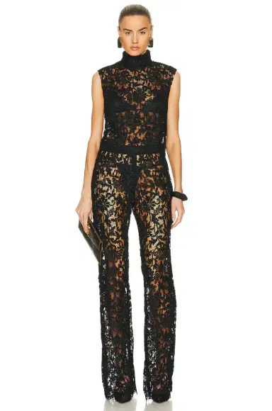 Saint Laurent Straight Leg Pant | Thumbnail 4