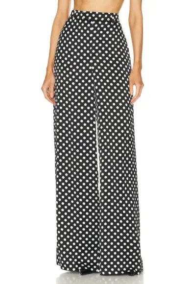 Saint Laurent Wide Leg Pant | Thumbnail 1