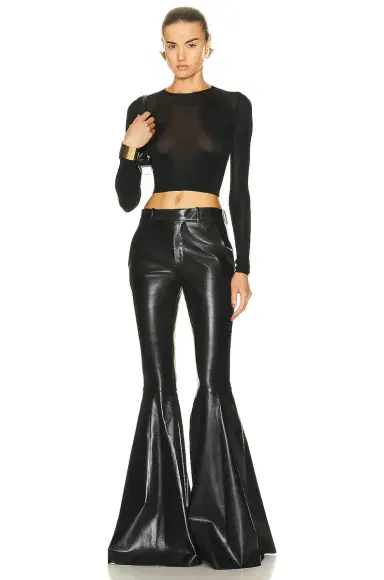 Saint Laurent Wide Leg Pant | Thumbnail 4