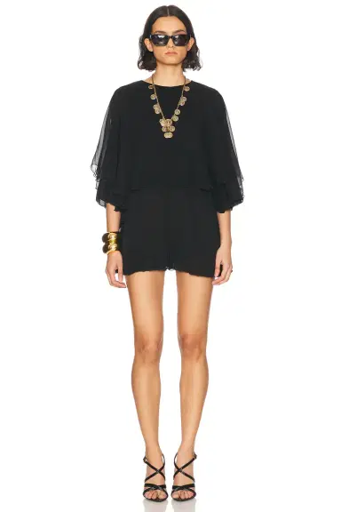 Saint Laurent Backless Romper | Thumbnail 1 Saint Laurent Backless Romper | Thumbnail 1