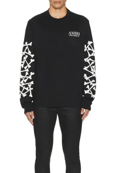 AMIRI Bones Stacked Long Sleeve Tee | Thumbnail 4