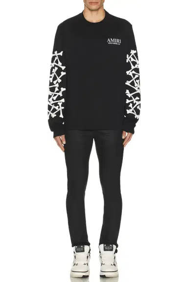 AMIRI Bones Stacked Long Sleeve Tee | Thumbnail 5