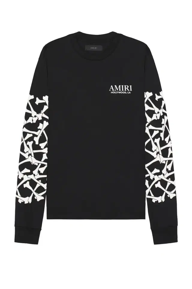 Amiri Bones Stacked Long Sleeve Tee