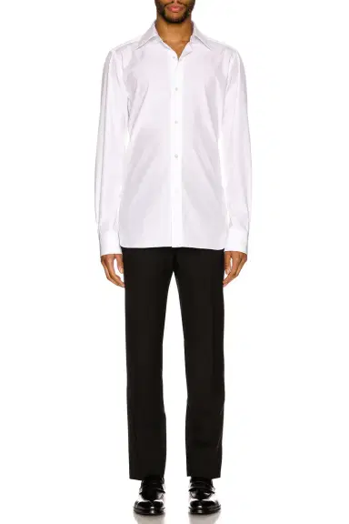 Tom Ford Poplin Day Shirt | Thumbnail 4 Tom Ford Poplin Day Shirt | Thumbnail 4