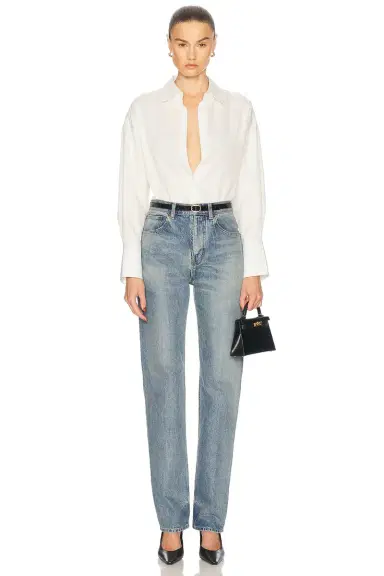 RENGGLI Boxy Long Sleeve Button Up Top | Thumbnail 4 RENGGLI Boxy Long Sleeve Button Up Top | Thumbnail 4
