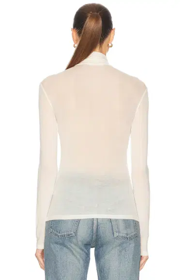 RENGGLI Sheer Jersey Renggli Turtleneck | Thumbnail 3 RENGGLI Sheer Jersey Renggli Turtleneck | Thumbnail 3