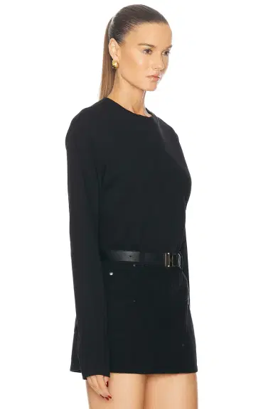 RENGGLI Long Sleeve Crewneck Top | Thumbnail 2