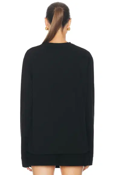 RENGGLI Long Sleeve Crewneck Top | Thumbnail 3