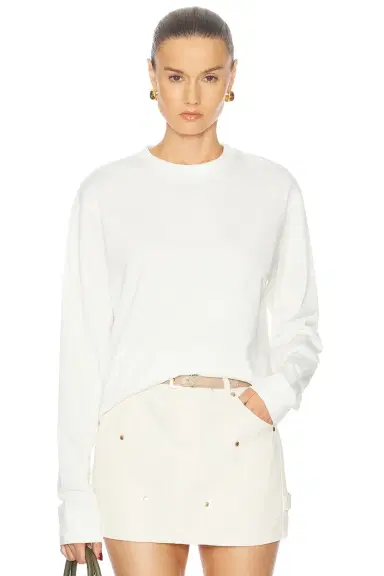 RENGGLI Long Sleeve Crewneck Top | Thumbnail 1