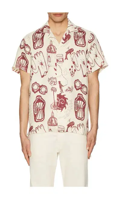 OAS Cantina Cuba Linen Shirt | Thumbnail 4